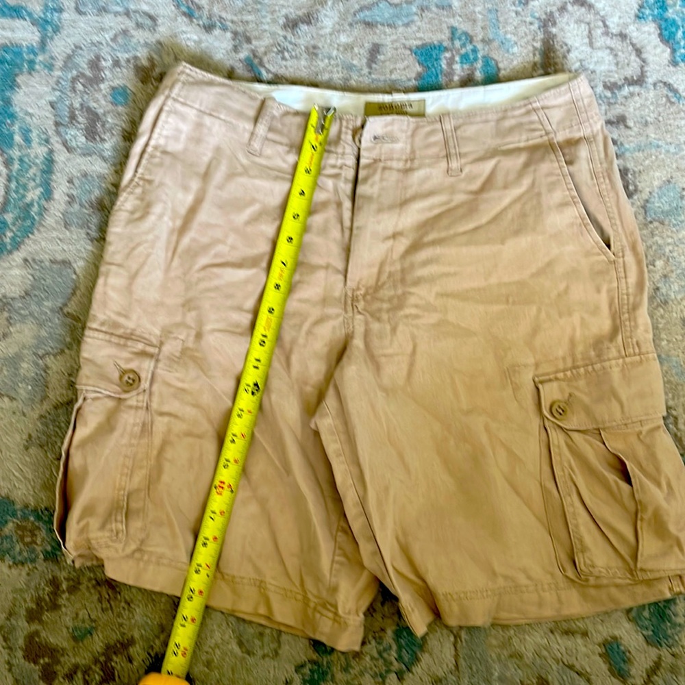 Sonoma linen cargo shorts. 34”